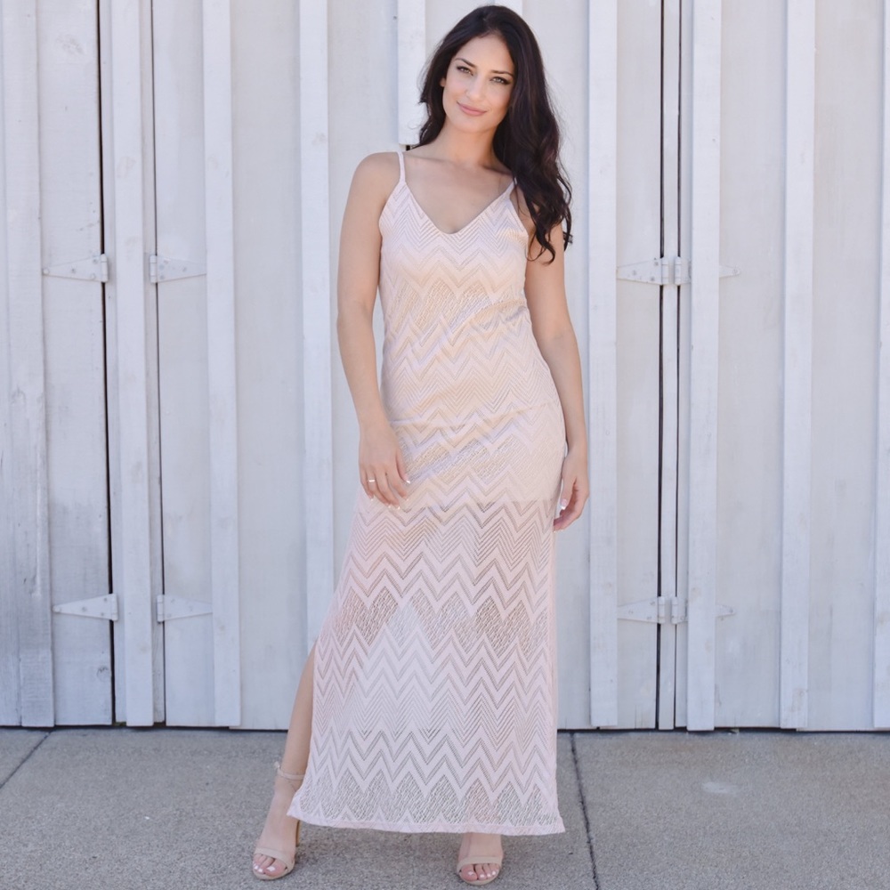 Chevron Maxi Dress